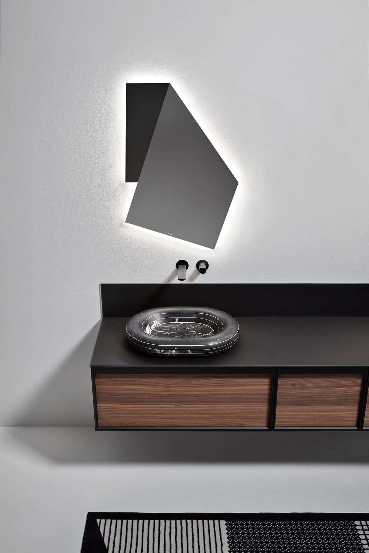 Rigati Накладная раковина на столешницу  прямоугольная Antoniolupi  - Вид №3