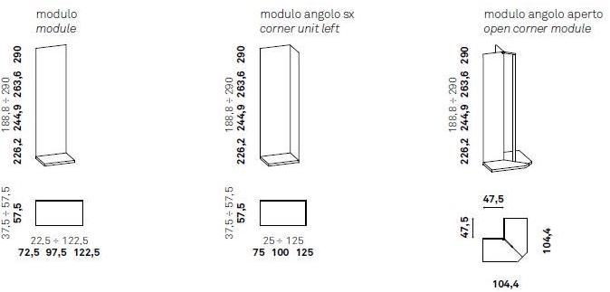 Caccaro Модульная деревянная гардеробная Cabina sun-id-1477344 - Вид №6