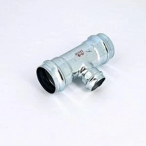 Тройник пресс оцинкованная сталь 54х35х54 IBP