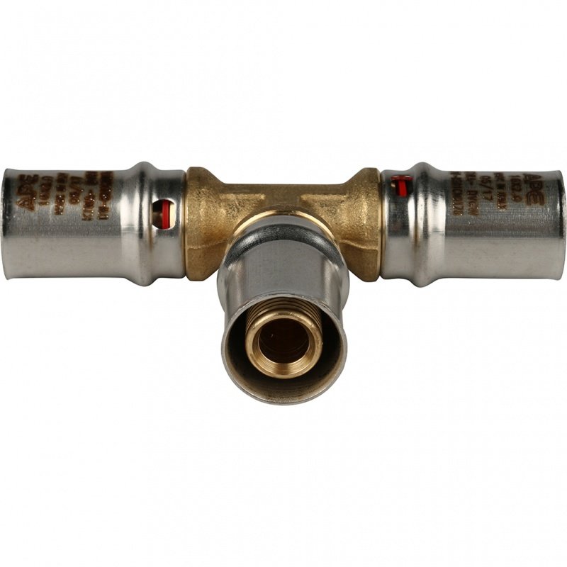 Тройник пресс STOUT 16х2,0 равнопроходной SFP0006161616 - Вид №2