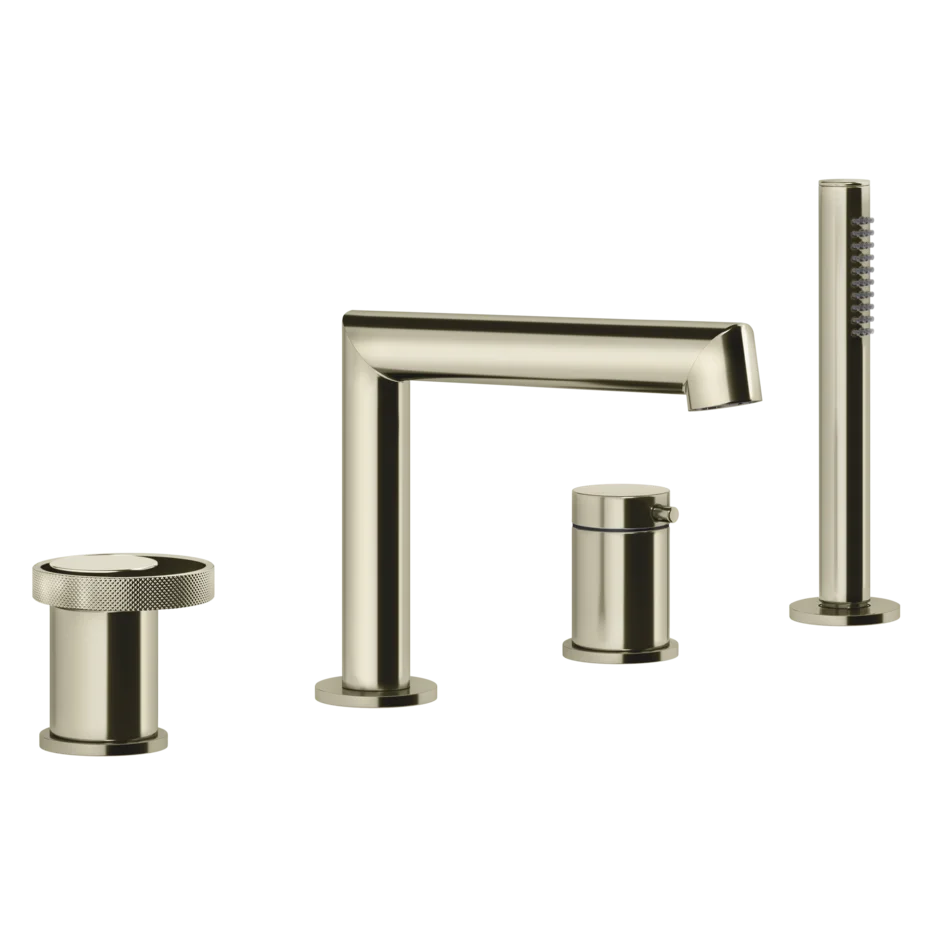 Смеситель для ванны 63337 720 Gessi Anello НИКЕЛЬ PVD 63337720