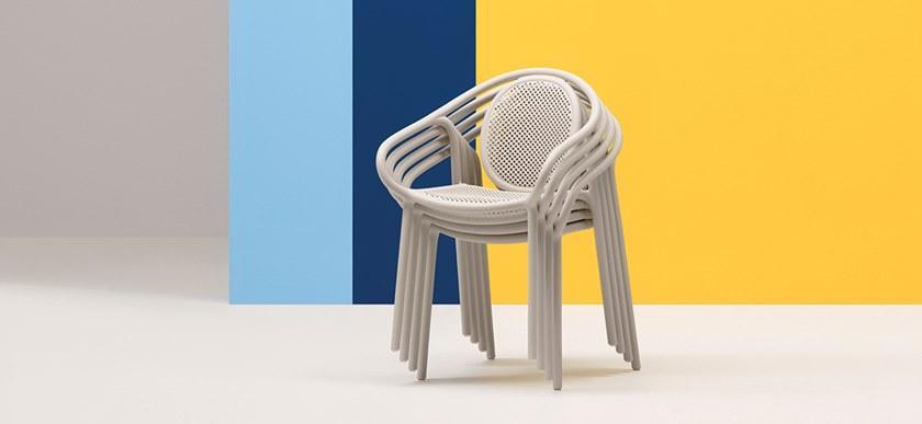 Pedrali Стул из полипропилена штабелируемый с подлокотниками sun-id-1467886 - Вид №7