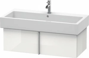VE610702222 Тумбочка подвесная Vero #VE6107 950 x 431 мм Белый глянцевый декор