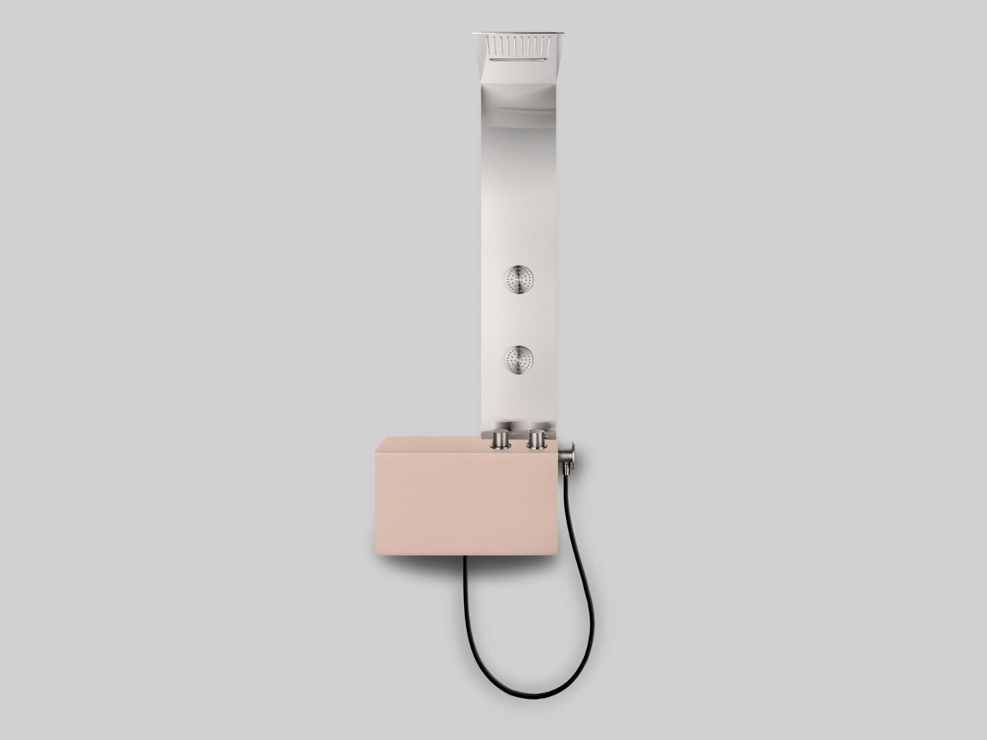 Настенная душевая панель из нержавеющей стали с ручным душем и душем Cropelli Alyssia ARCH-00105105 - Вид №14