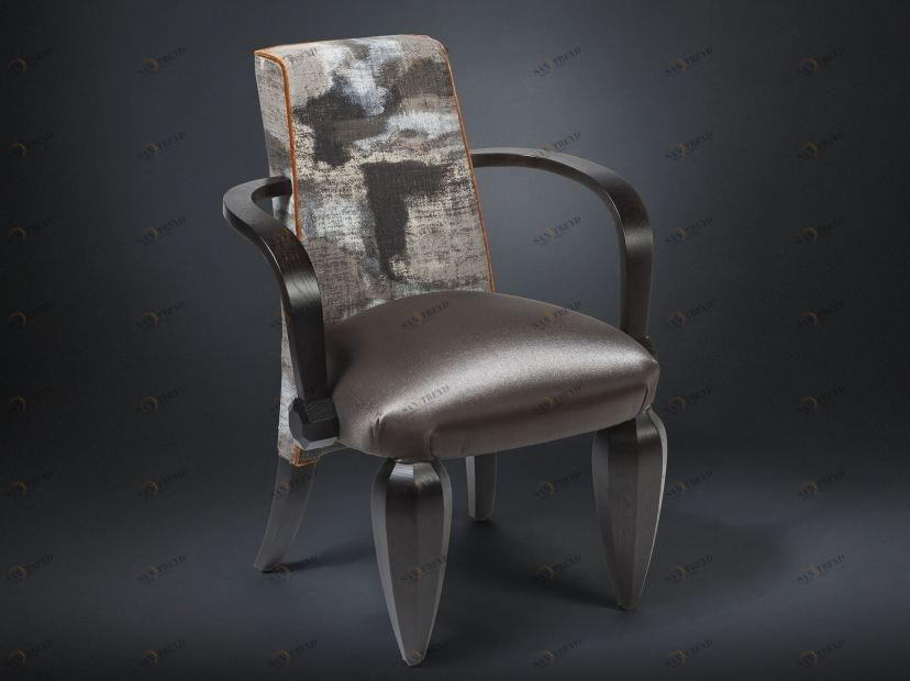 VGnewtrend Кресло из ткани с подлокотниками Drummond sun-id-1398572