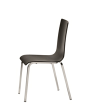 Luna 103 Стул на 4 ножках, квадратный стальной каркас, сиденье и спинка обитые или из бука. Et al. Luna