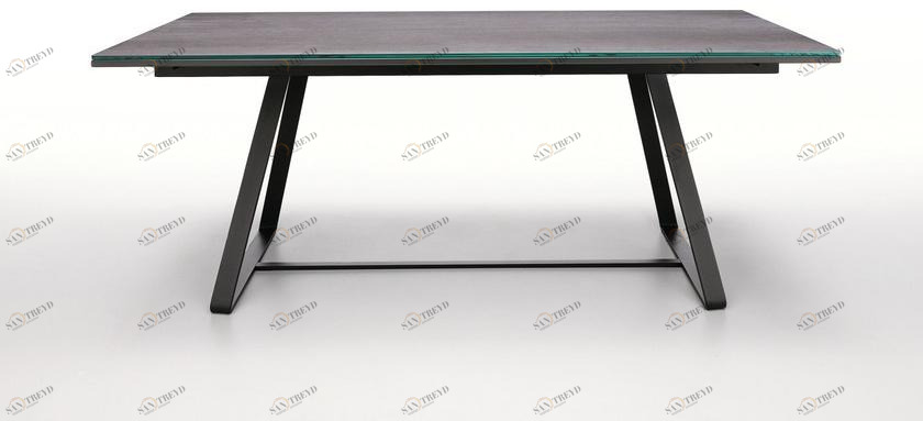 Midj Раздвижной прямоугольный обеденный стол из стекла sun-id-1438305