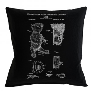 96521334 Арт-подушка «Патент на игрушечного медвежонка» Object Desire