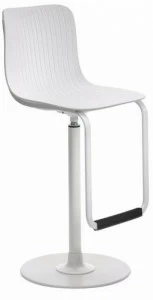 Segis Высокий табурет из полипропилена со спинкой и подставкой для ног Dragonfly G0024