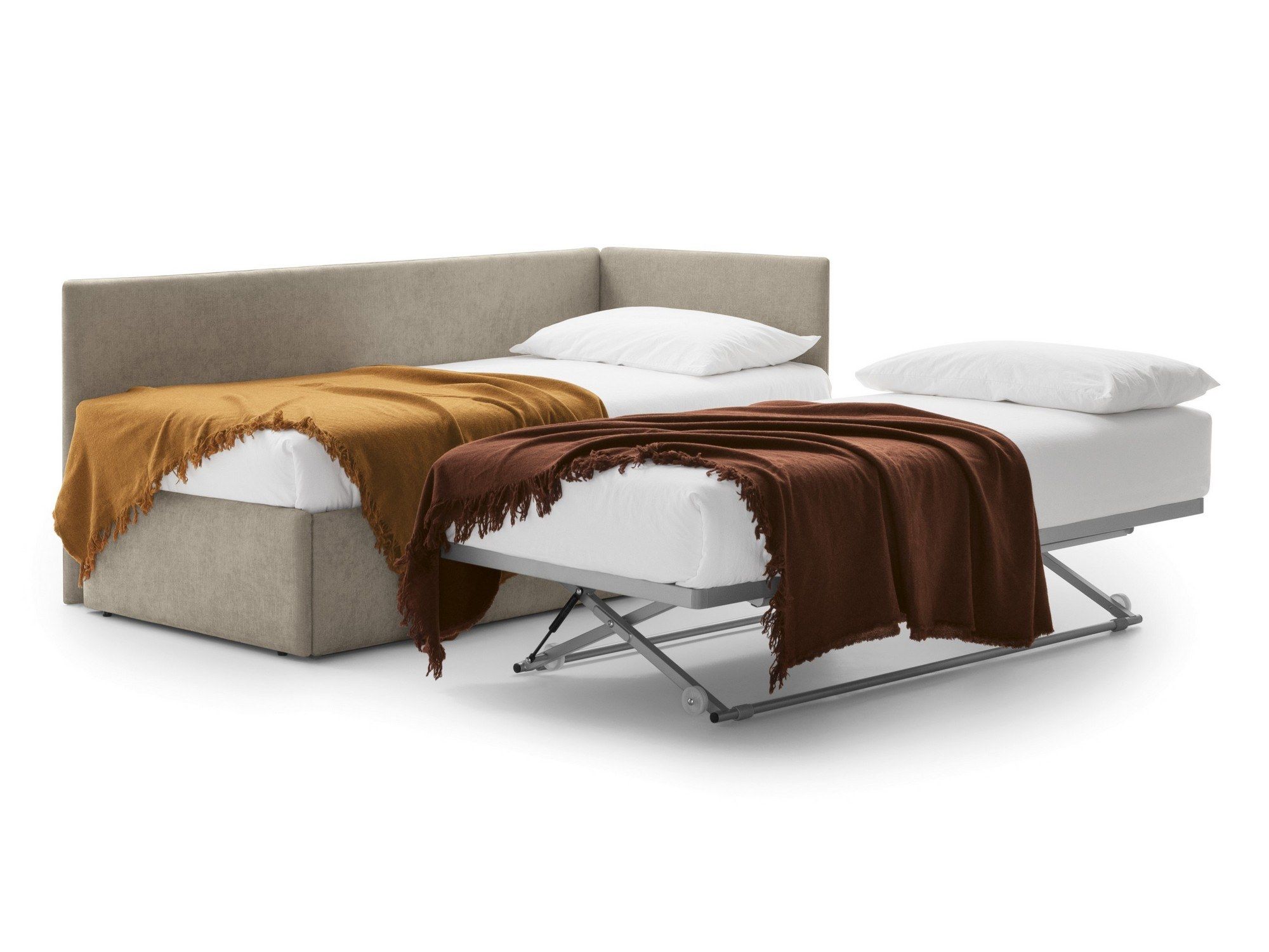 Односпальная кровать с изголовьем и боковой панелью Bolzan Fly ARCH-00139297 - Вид №4