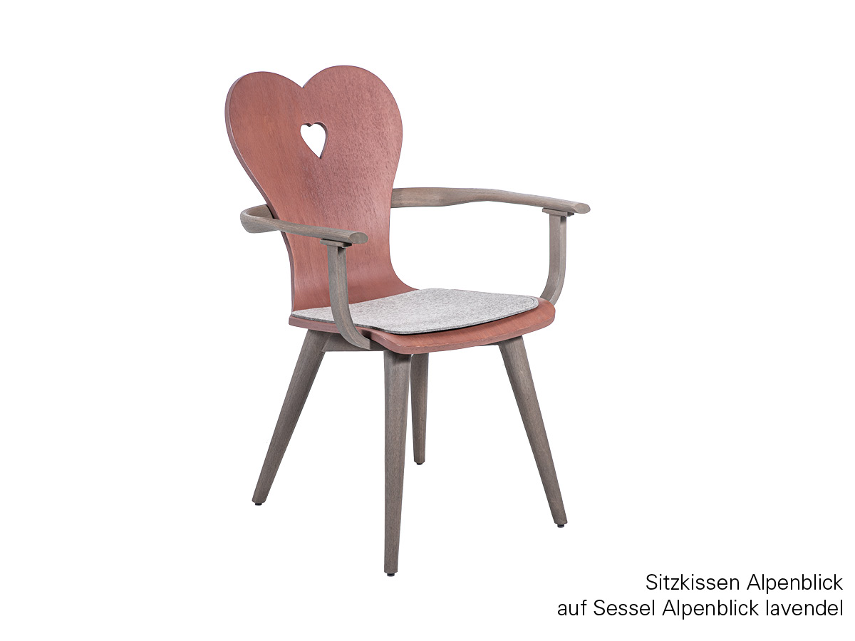 10.00.1640 Подушка кресла Alpenblick чувствовал серый Mbm  - Вид №2