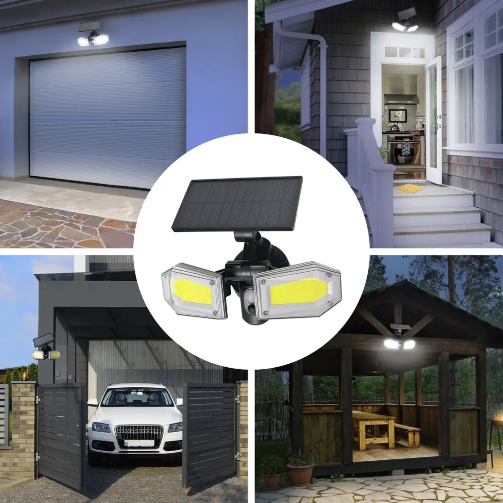 Светильник светодиодный уличный Duwi Solar LED на солнечных батареях 3 режима 25Вт 6500К 820Лм IP65 датчик движения черный 83972978 STLM-2020817  - Вид №3