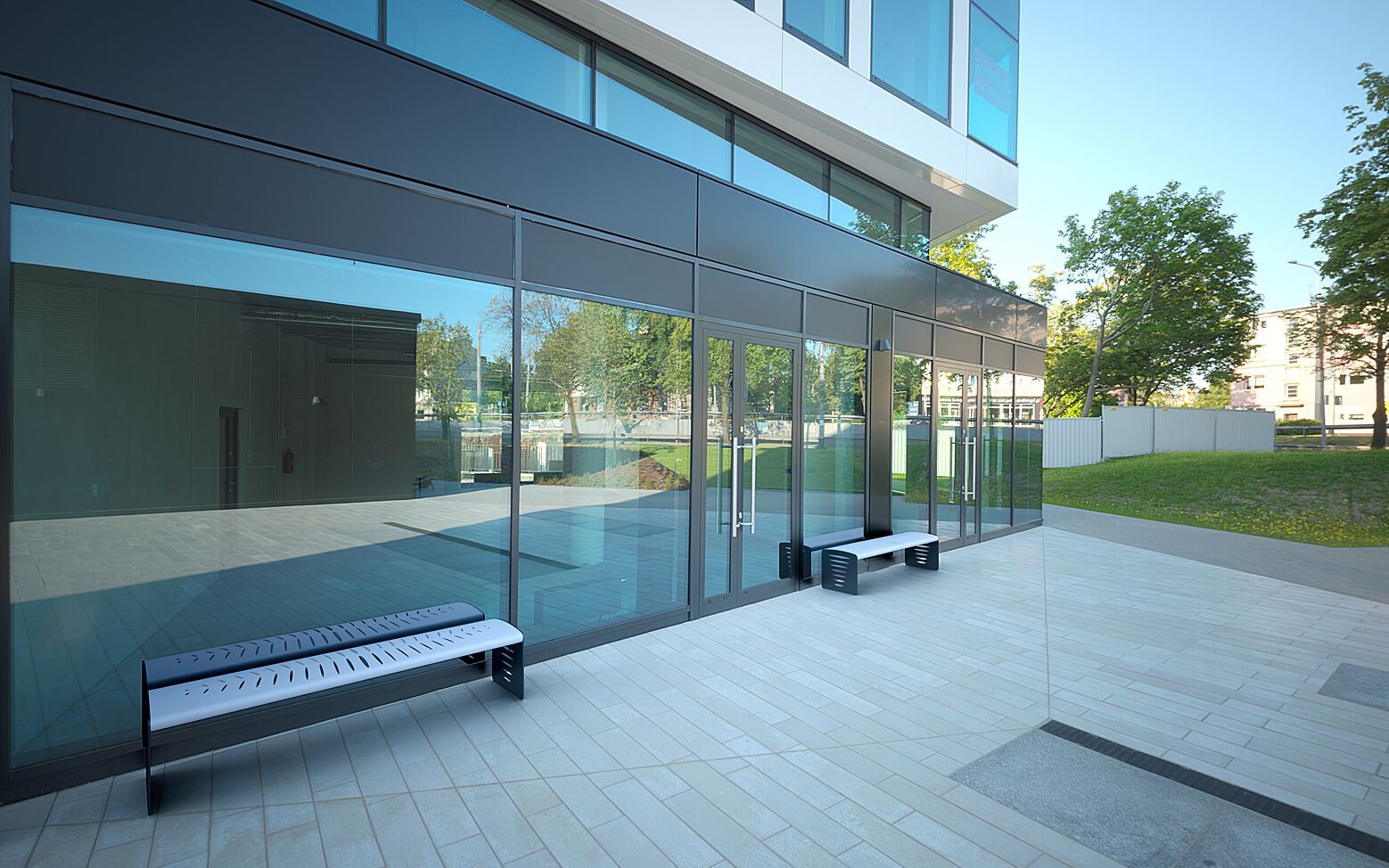 Стальная скамья без спинки CITYSì перо ARCH-00100729 - Вид №3