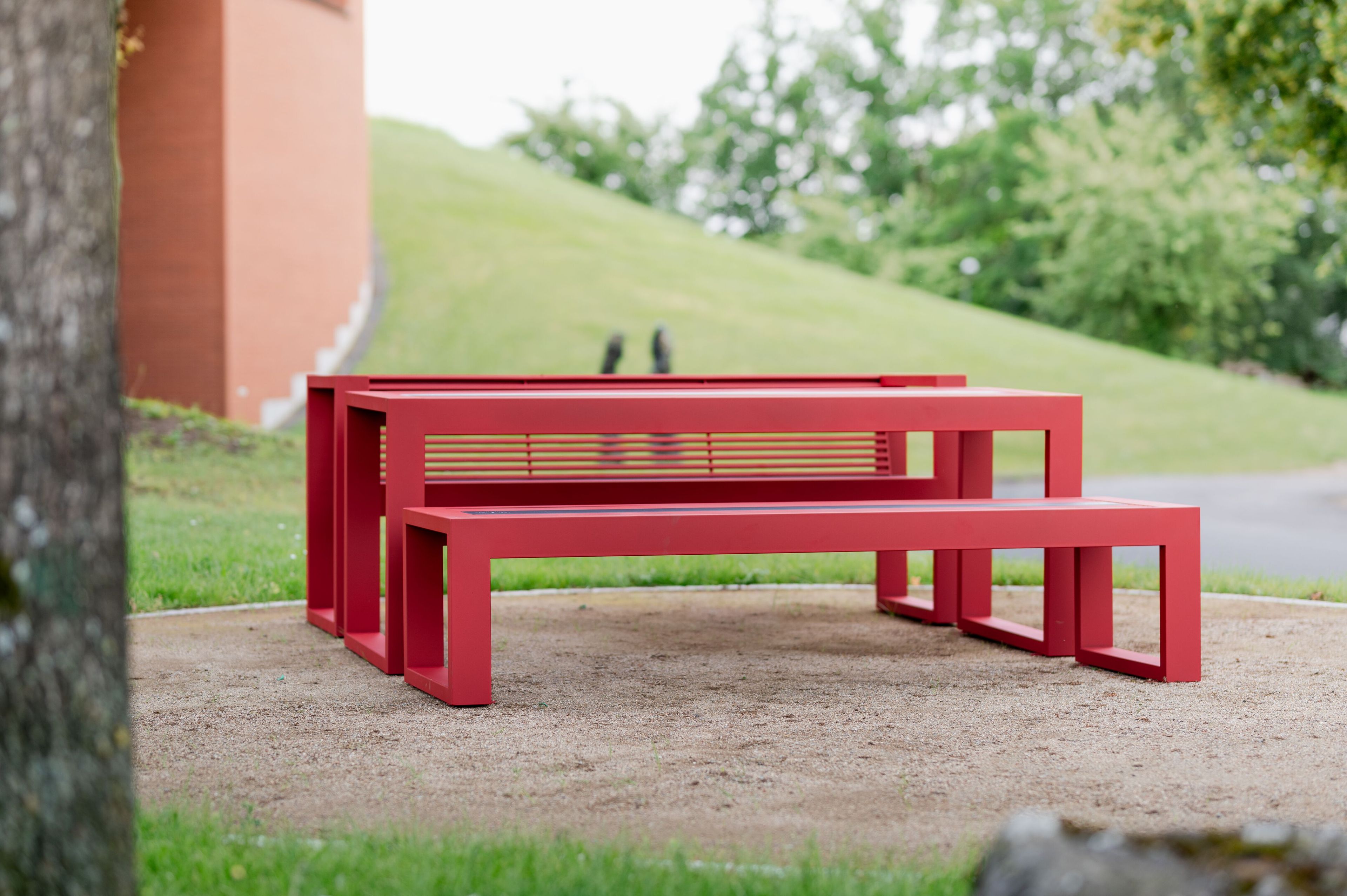 Скамья из нержавеющей стали со встроенным освещением BENKERT BANKE Sicorum ARCH-00037785 - Вид №4