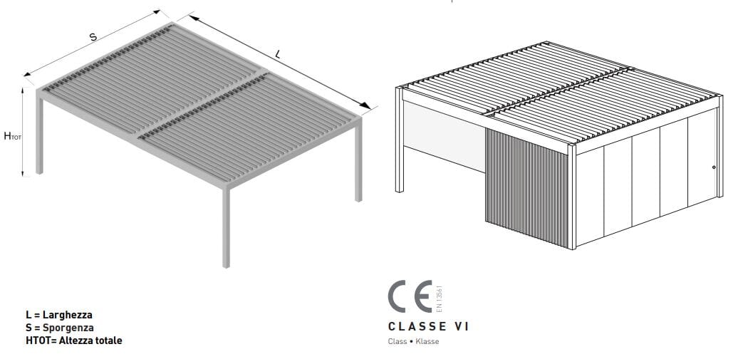 Биоклиматическая пергола из алюминия Gaviota CLIMATIKA PLUS ARCH-00000477 - Вид №1