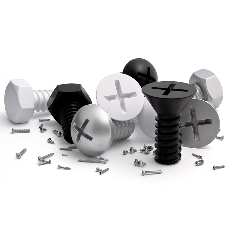 Набор вешалок Screw 3 шт. белый Qualy QL10064WH - Вид №3