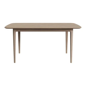 91313570 Обеденный стол прямоугольный Ellipse Furniture Tammi 160x75x90 см дерево цвет беленый дуб STLM-1426635