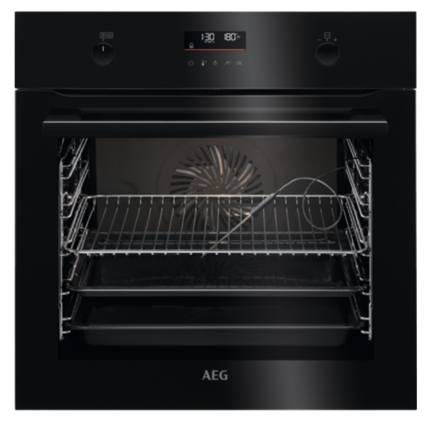 9112514 Электрический духовой шкаф AEG BCE556360B черный STDN-0068777