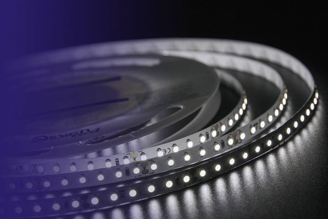 002764 Светодиодная влагозащищенная лента 9,6W/m 120LED/m 3528SMD нейтральный белый 5M DesignLed DSG3120