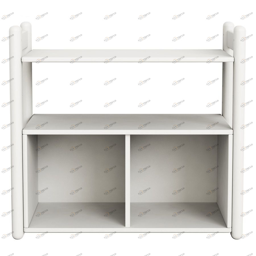 Гарнитур Mini A, 1 полка и 1 книжный шкаф, белый Flexa 812620340