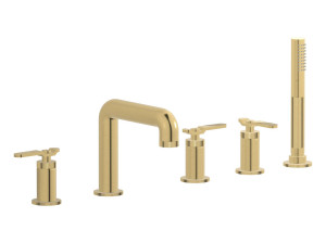 Встраиваемый смеситель для ванны с ручным душем