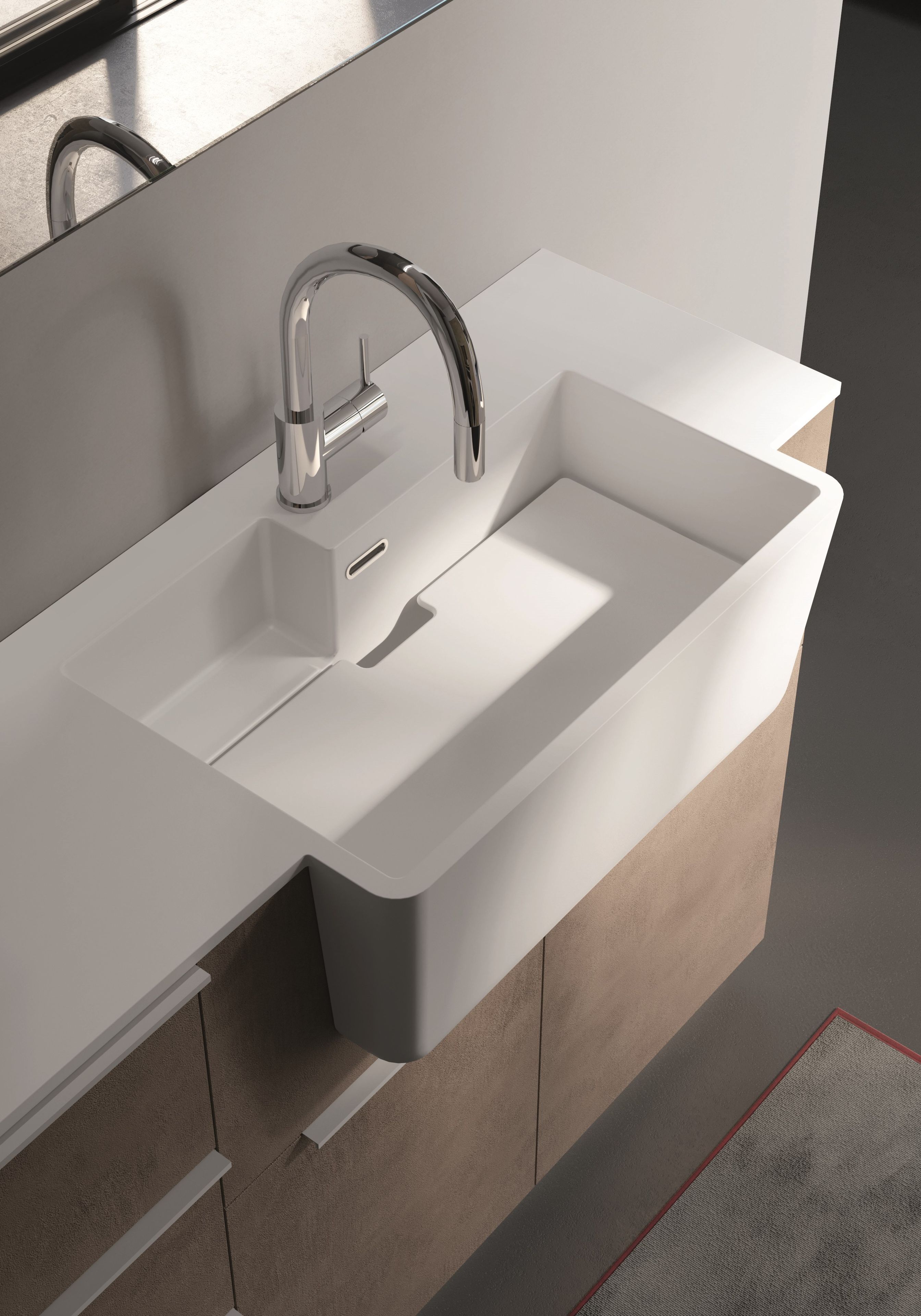 Модульный шкаф для белья Ideagroup пространство-время ARCH-00091733 - Вид №1