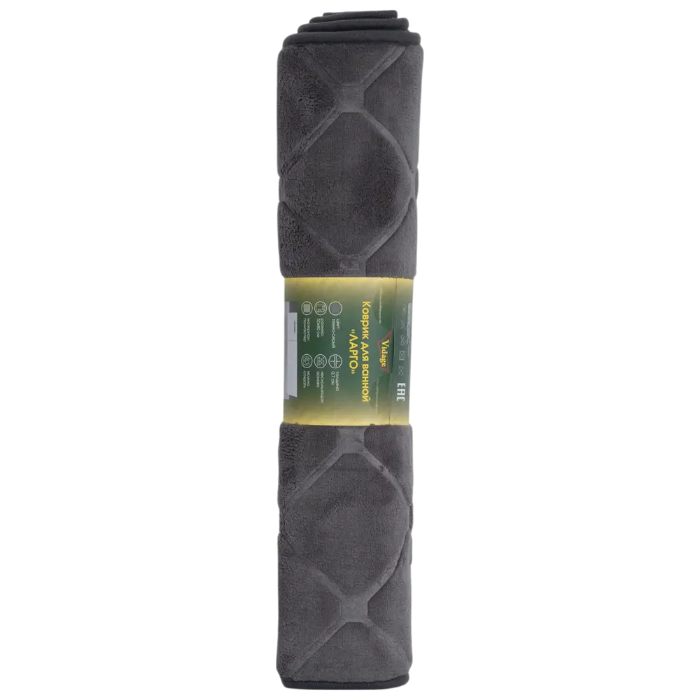 VIDAGE Ларго — коврик для ванной в элегантном сером цвете 89373802 STLM-1566812 - Вид №4