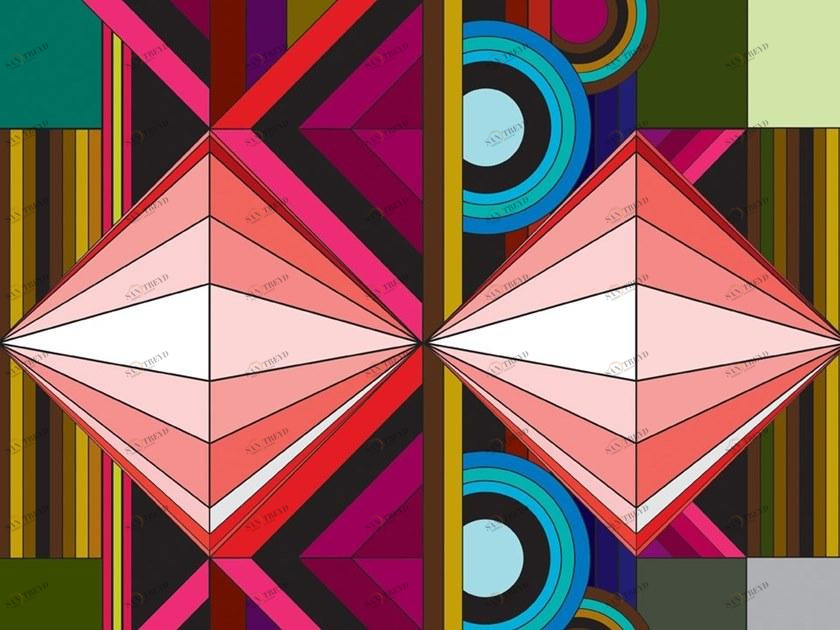 MOMENTI Авторский художественный принт Crazy home paintings Da-003