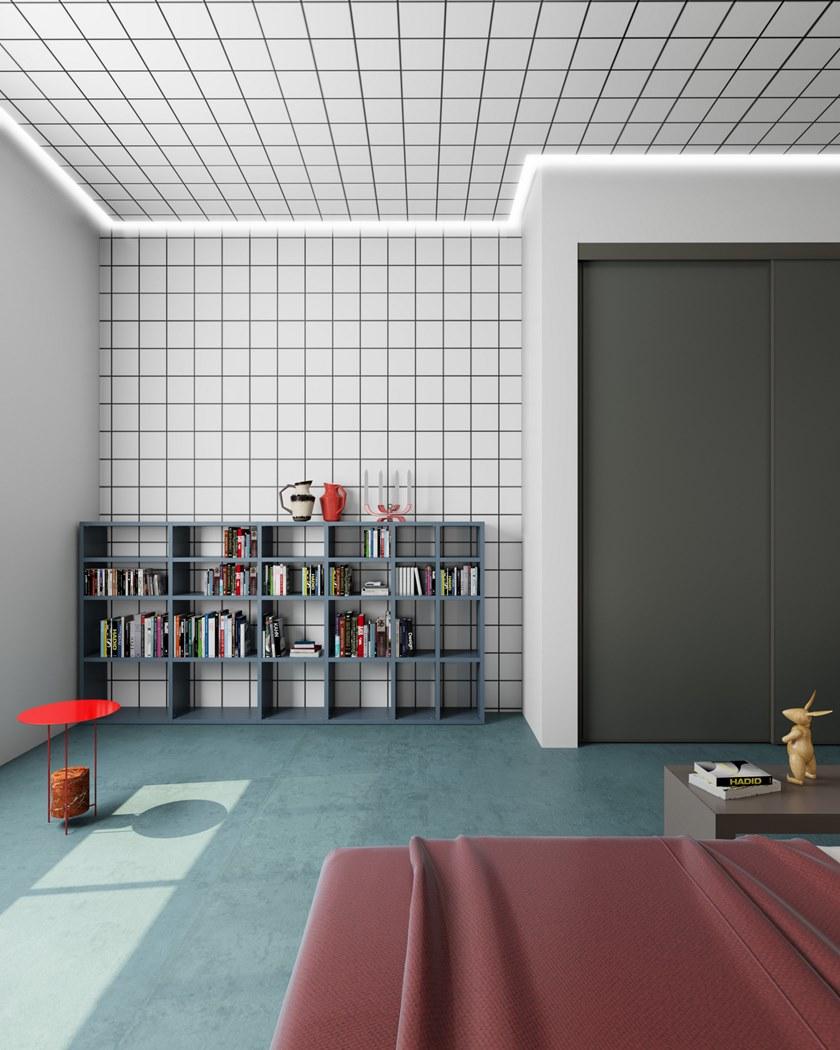 De Rosso Гардеробная со сверхлегкими раздвижными дверцами на заказ Aliante system sun-id-1402329 - Вид №14