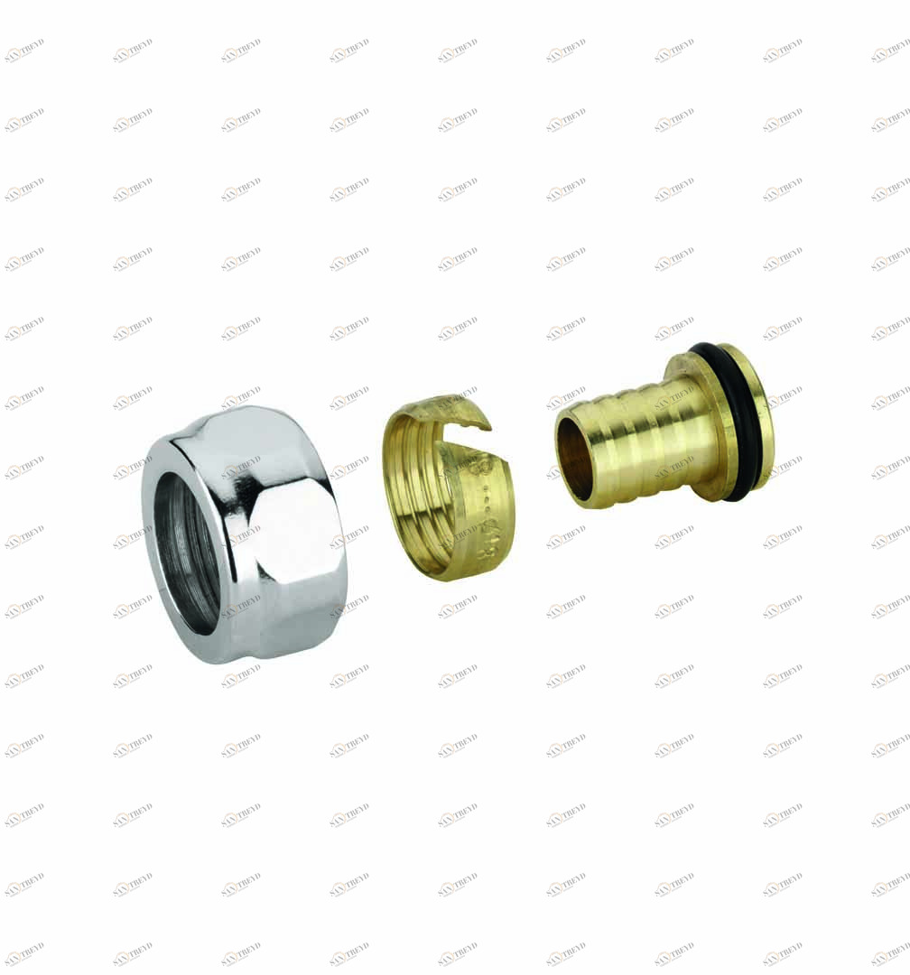 Carlo Poletti A55606J Переходник для многослойной трубы, гайка шестигранная 