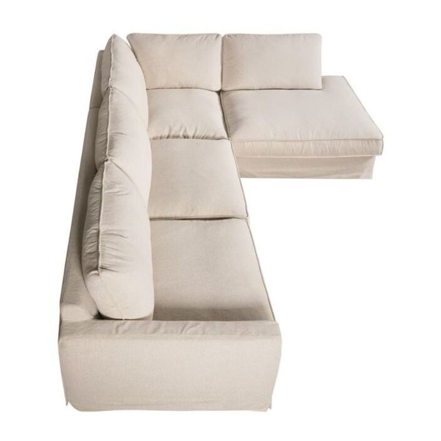 Диван угловой Malte, правосторонний, молочный Sits S1400 - Вид №4