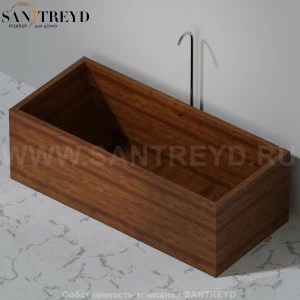 UWD PUARI Ванна свободностоящая 199 см из сапели puari199.sapele
