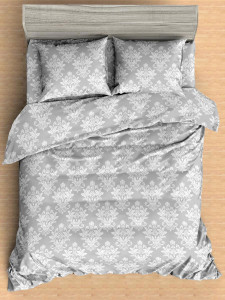 90332313 Постельное бельё Мако-сатин QR Classic Микрофибра Евро STLM-0188468 AMORE MIO