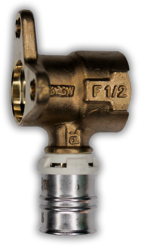 90430544 Водорозетка настенная 90° короткая alpex-duo 16x2.0 -1/2 ВР STLM-0223634 FRANKISCHE