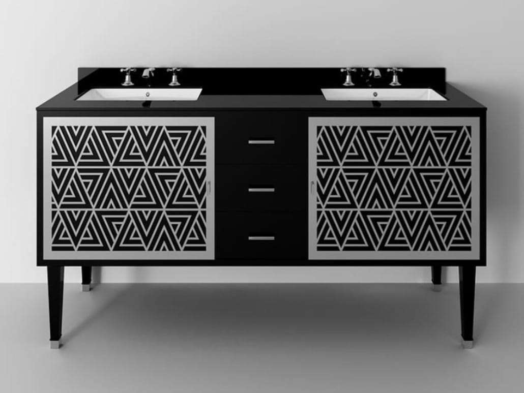 Деревянная двойная раковина с дверцами Park Avenue CORA 3S ARCH-00139415