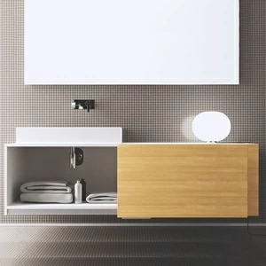 Moma Design Тумба подвесная с раздвижными дверками 1400 Emotion Slide 500 дуб распил