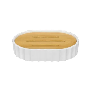 Мыльница Swensa Vale пластик цвет белый