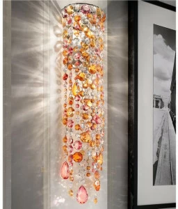 Masiero Бра из окрашенного металла с кристаллами Impero & deco