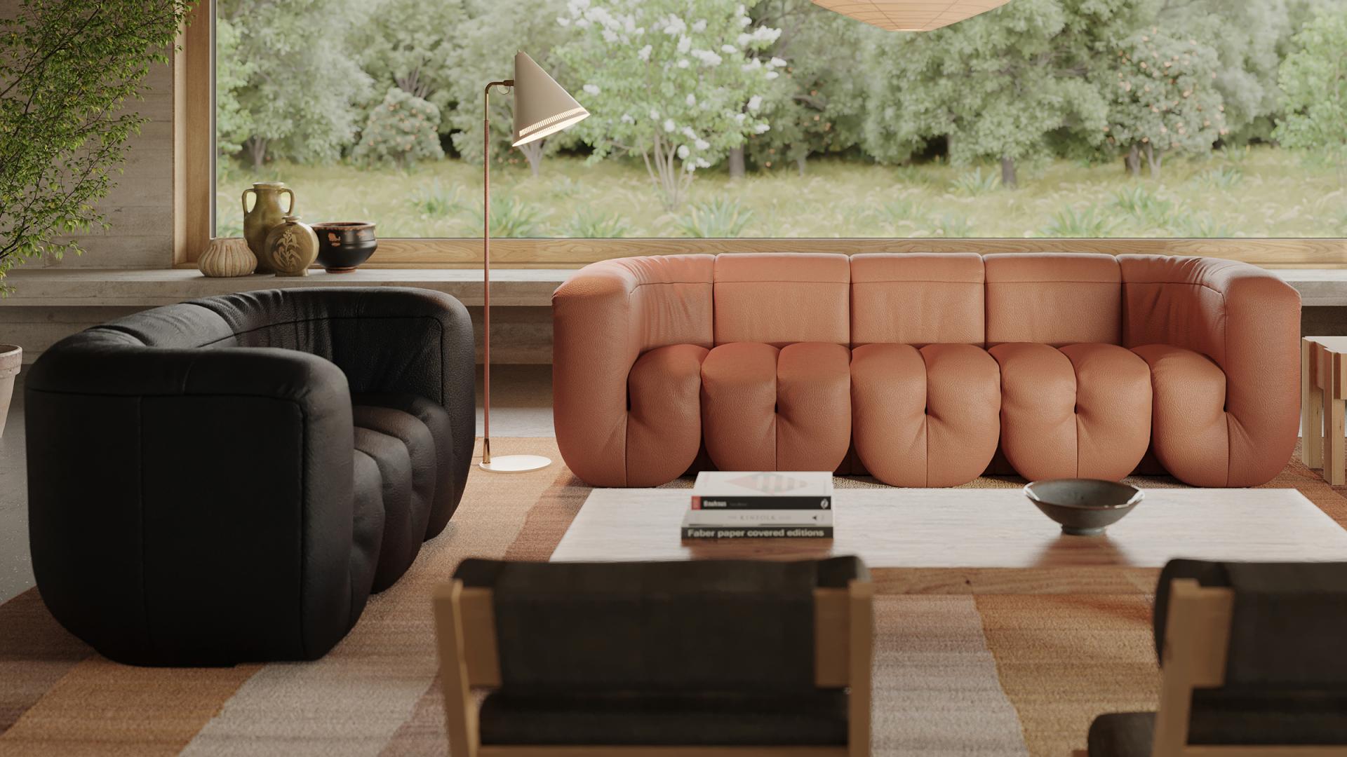 Кожаный модульный диван de Sede DS-707 ARCH-00048588 - Вид №1