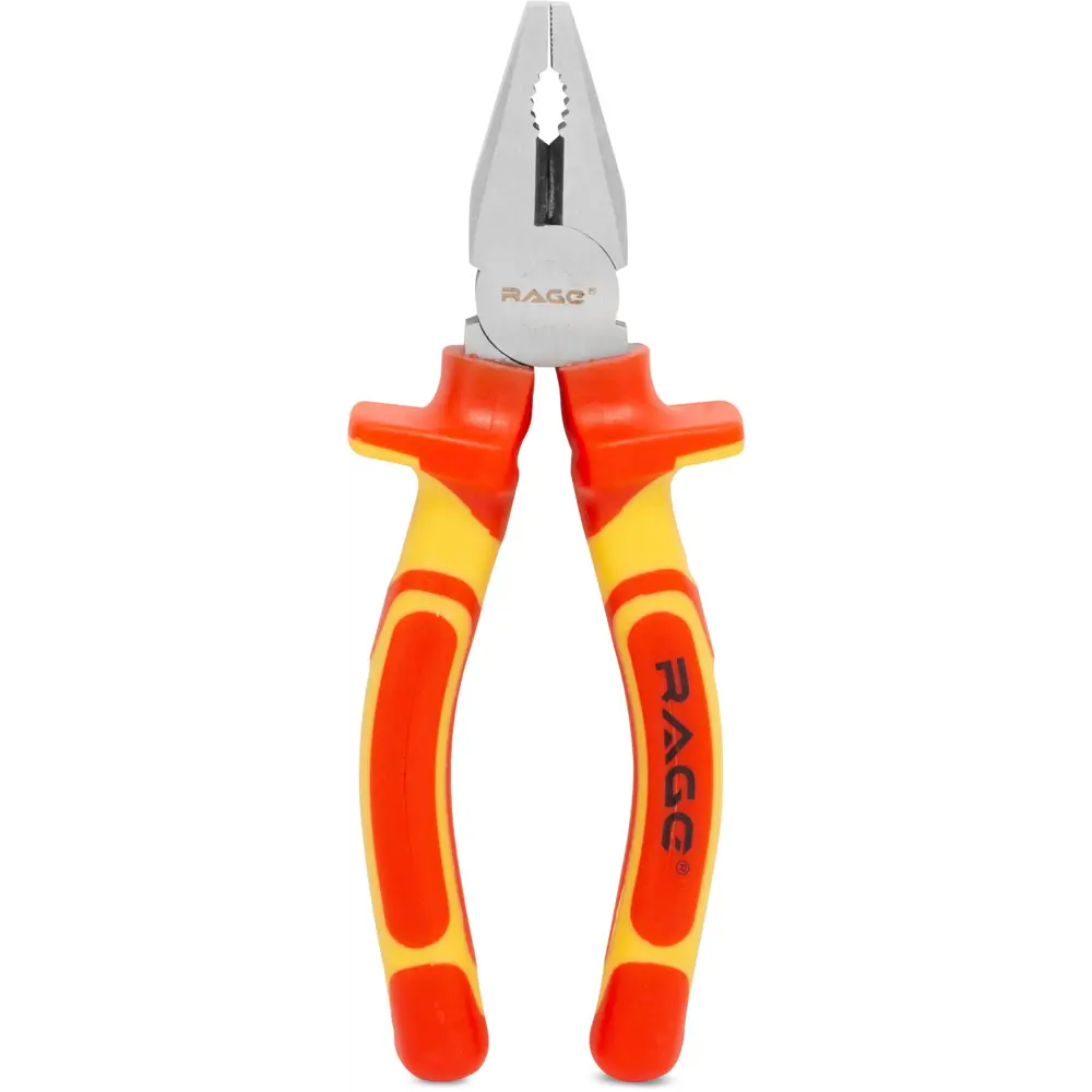 Диэлектрические плоскогубцы RAGE 160 мм - профессиональный инструмент для электромонтажа 89402975 STLM-1383837