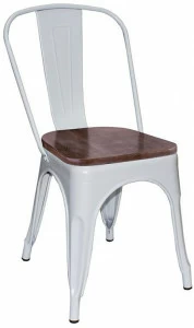 365 Стул Tolix Wood Белый R-HOME