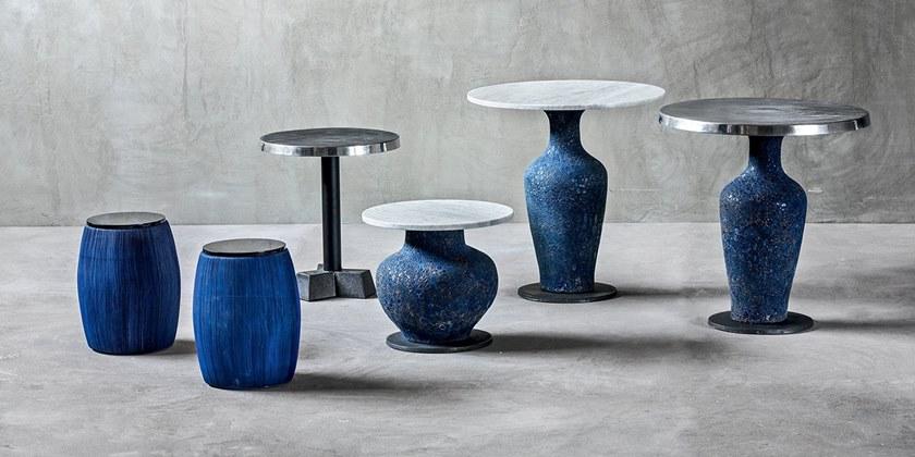 Gervasoni Круглый керамический журнальный столик Moon sun-id-1422658 - Вид №1