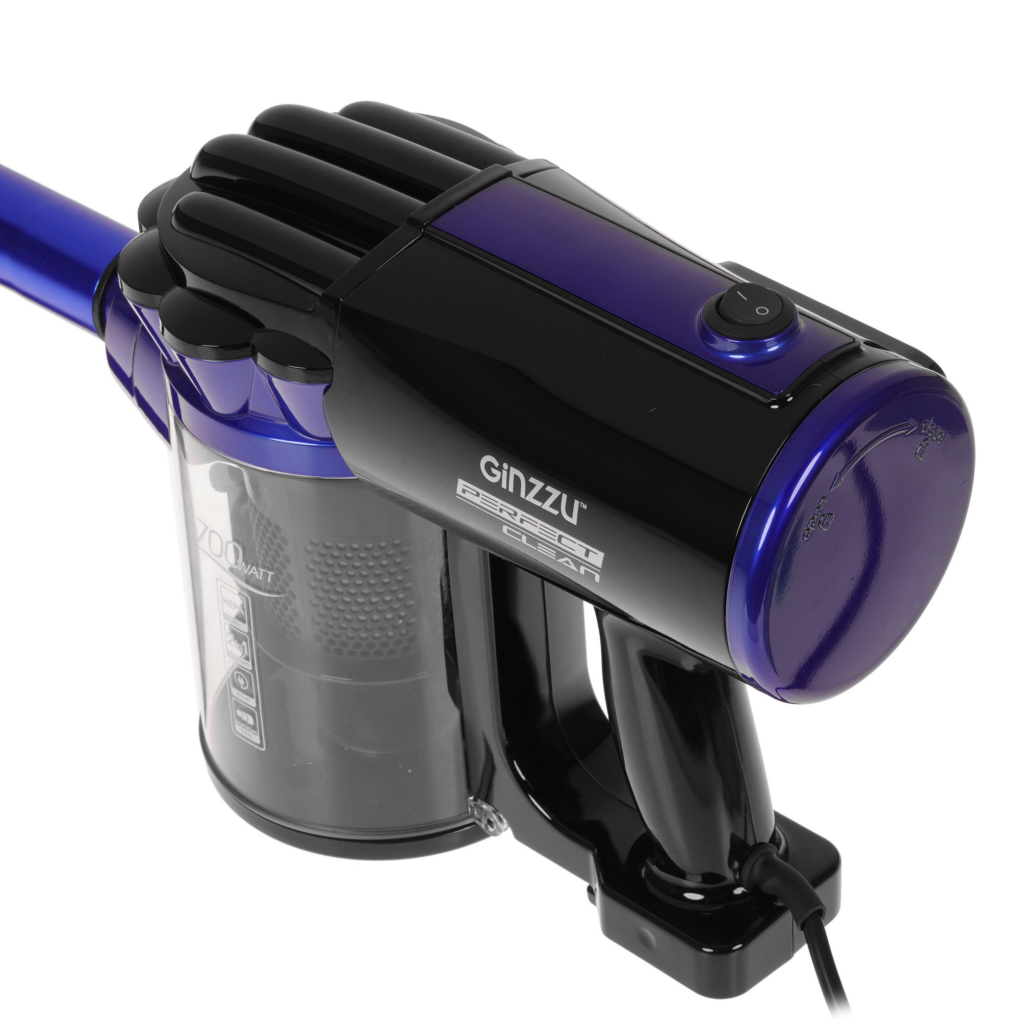 5308990 Пылесос  вертикальный  GINZZU VS118  синий STDN-0108342 - Вид №4