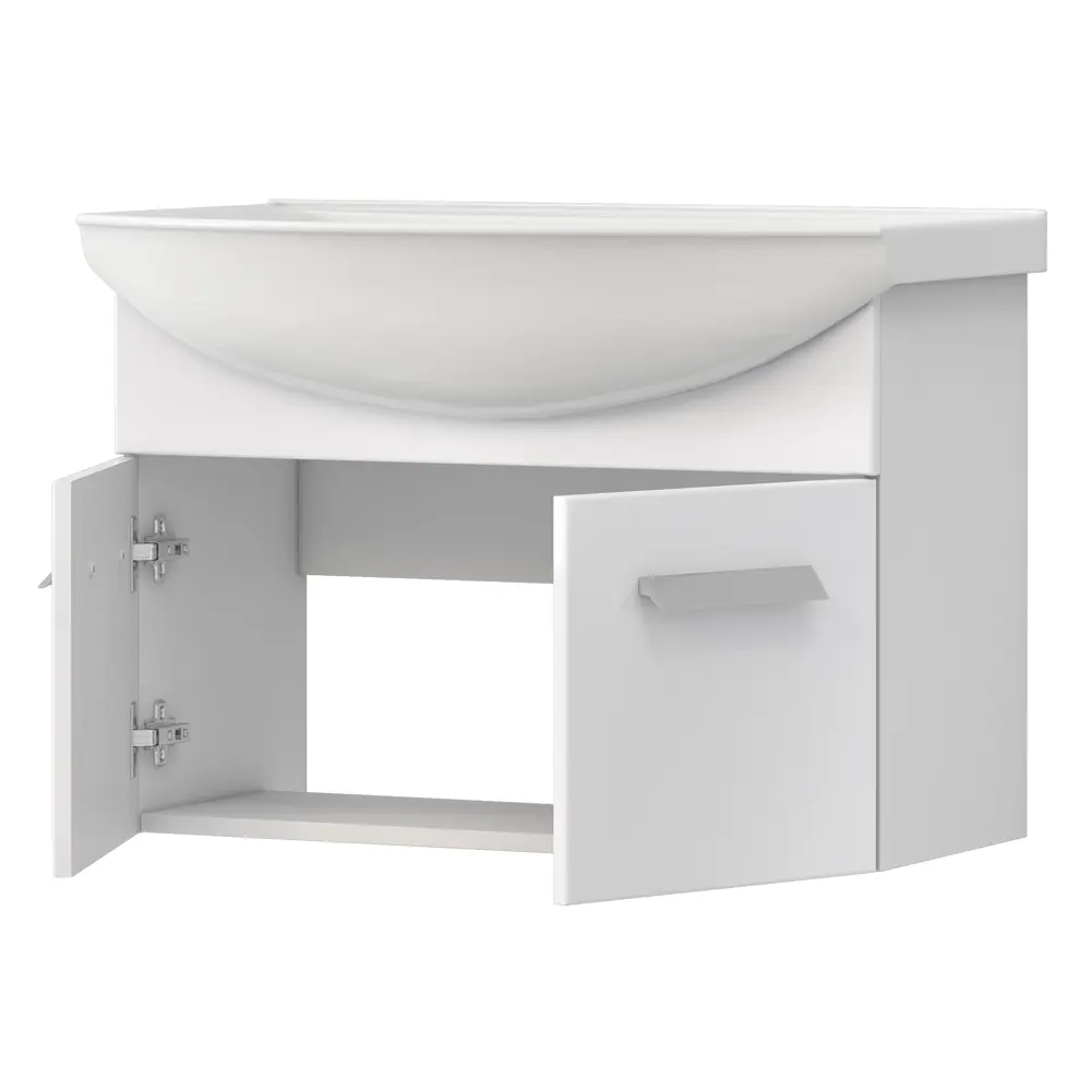 Vigo Milo - навесная тумба под раковину 72 см белая глянцевая 89386769 STLM-1398257 - Вид №6