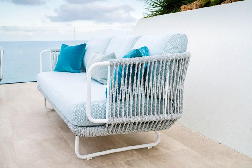 Varaschin Диван с обивкой из синтетического волокна с витой веревкой Babylon 1743 - Вид №2