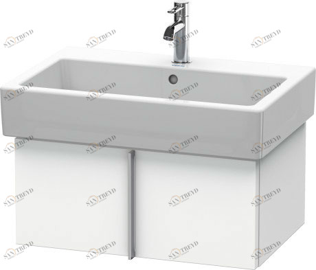 VE610501818 Vero Тумбочка подвесная Белый матовый, декор Duravit