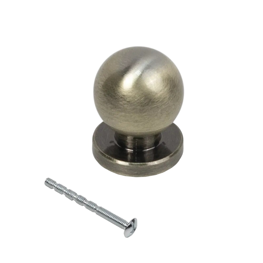 Мебельная ручка-кнопка бронза AKS STLM-2072683 - Вид №3