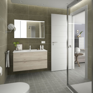 23309 SALGAR Мебель для умывальника FUSSION LINE 1000 2 ящика NATURAL 997 x 540 x 450 мм Естественный