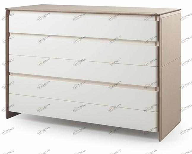 Turri Кожаный комод со встроенными ручками Zero sun-id-1344649