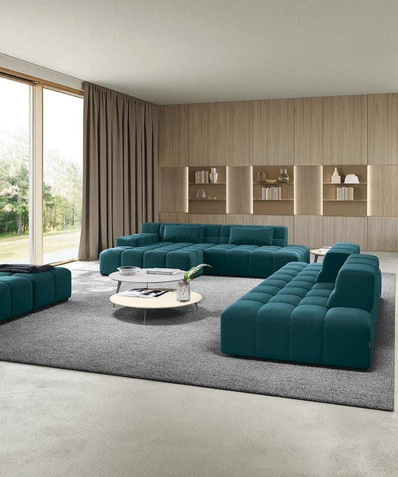 Модульный тканевый диван Febal Casa подпись ARCH-00138855 - Вид №2